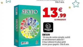 Super U Skyjo blackrock games offre