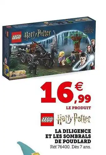 Super U La diligence et les sombrals de poudlard lego harry potter offre