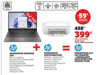 Super U Ordinateur portable 15,6 offre