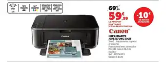 Super U Imprimante multifonction canon offre