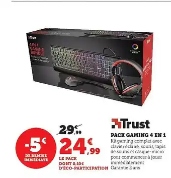 Pack gaming 4 en 1 trust