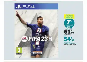 Super U Jeu ps4 fifa 2023 offre