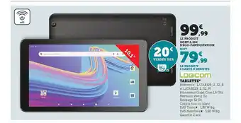 Super U Tablette logicom offre