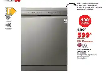 Super U Lave-vaisselle 14 couverts lg offre