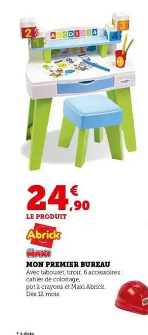 Mon premier bureau abrick