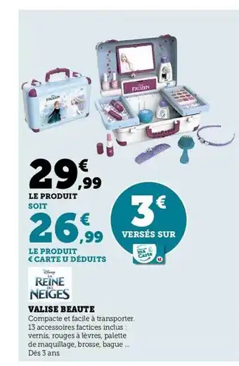 Super U Valise beauté offre