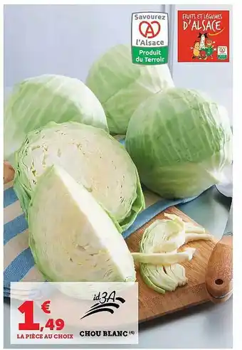 Super U Chou blanc offre