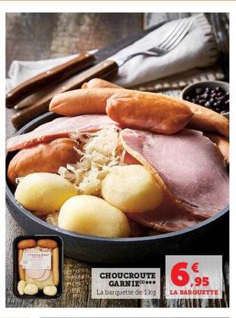U Express Choucroute garnie offre