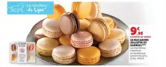 U Express 16 macarons juliette et gabriel offre