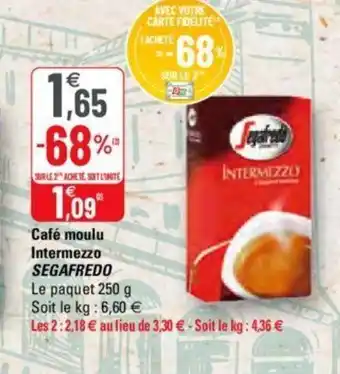 G20 Café moulu Intermezzo offre
