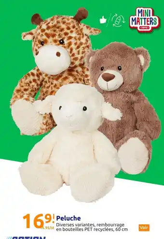 Action Peluche offre