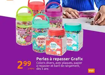 Action Perles à Repasser Grafix offre