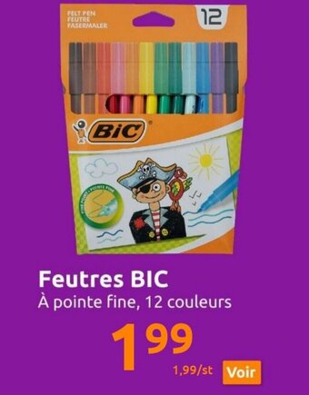 Action Feutres BIC offre