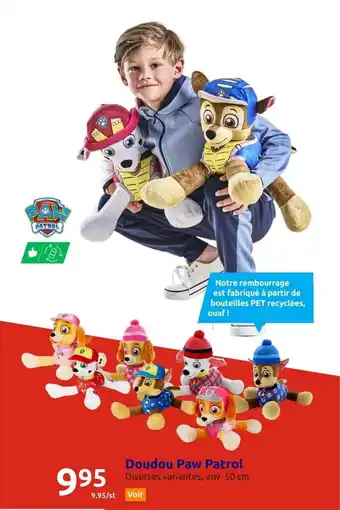Action Doudou Paw Patrol offre