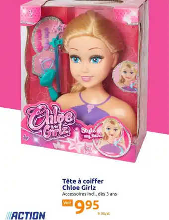 Action Tête à Coiffer Chloe Girlz offre