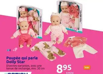 Action Poupée Qui Parle Dolly Star offre