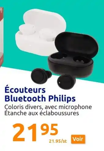 Action Écouteurs Bluetooth Philips offre