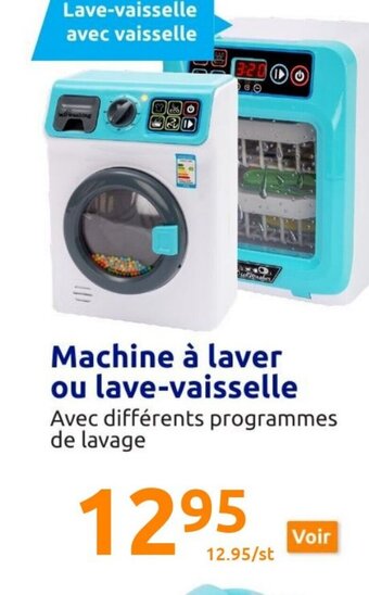 Action Machine à Laver ou Lave-Vaisselle offre