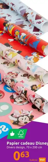 Action Papier Cadeau Disney offre