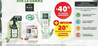 Hyper U Chez NAE la Nature est Comme la Vie offre