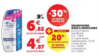 Hyper U Shampooing Head & Shoulders offre