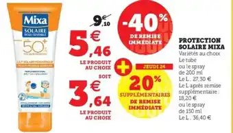 Protection Solaire Mixa