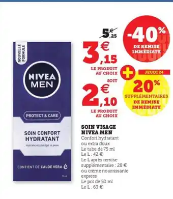 Hyper U Soin Visage Nivea Men offre
