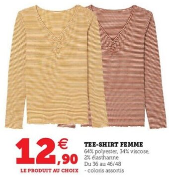 Hyper U Tee-Shirt Femme offre