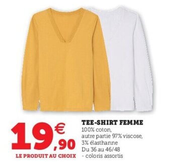 Hyper U Tee-Shirt Femme offre