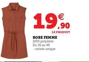 Hyper U Robe Femme offre