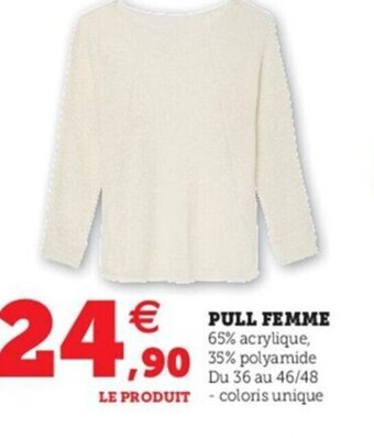 Hyper U Pull Femme offre