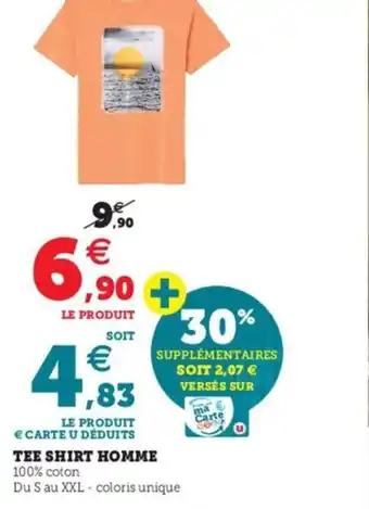 Hyper U Tee Shirt Homme offre