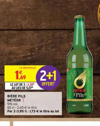 Intermarché Bière Pils Meteor offre