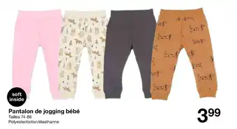 Zeeman Pantalon de Jogging Bébé offre