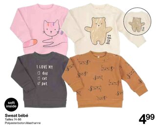Zeeman Sweat Bébé offre