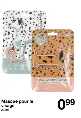 Zeeman Masque Pour Le Visage offre