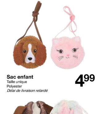 Zeeman Sac Enfant offre