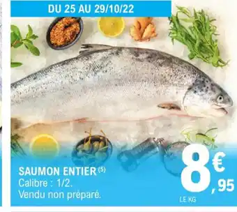 E.Leclerc Saumon Entier offre