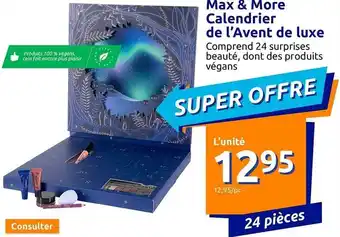 Action Max & more calendrier de l'avent de luxe offre
