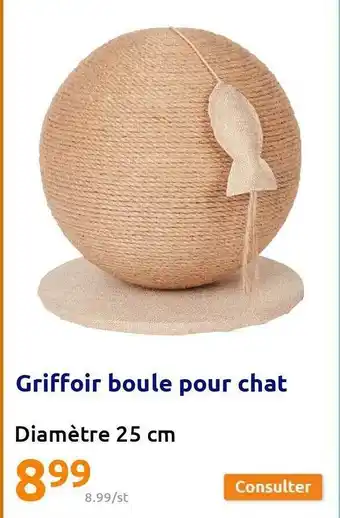 Action Griffoir boule pour chat offre