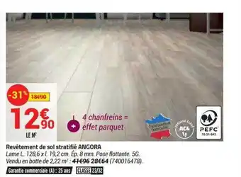 Bricorama Revêtement de sol stratifié angora offre