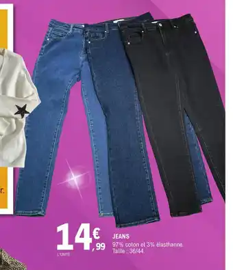 E.Leclerc Jeans offre