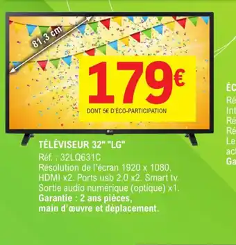 E.Leclerc Téléviseur 32 LG offre