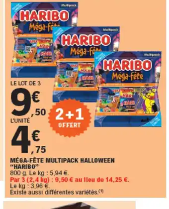 E.Leclerc Méga Fête Multipack Halloween Haribo offre