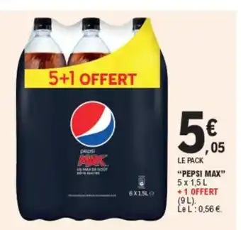 E.Leclerc Pepsi Max offre