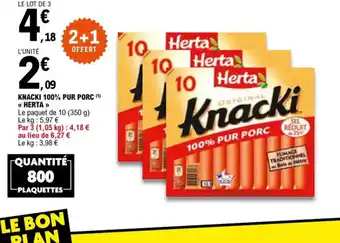 Knacki 100% Pur Porc Herta