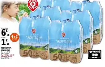 E.Leclerc Eau de Source de Montagne Laqueille offre