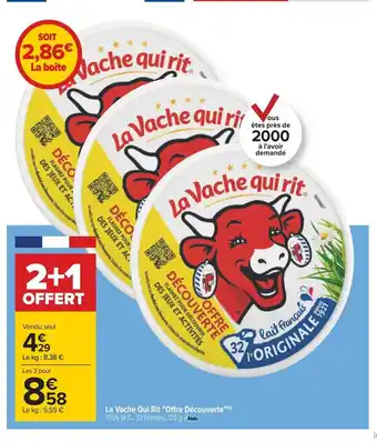 Carrefour La Vache qui Rit Offre Découverte offre