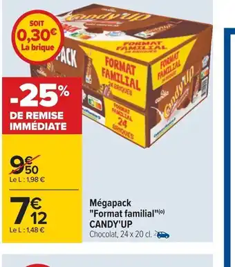 Carrefour Mégapack Format Familial Candy Up offre