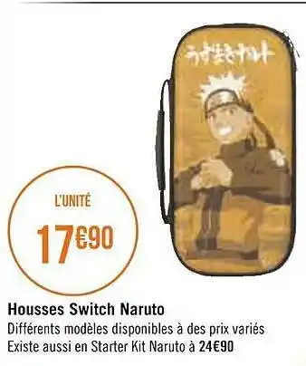 Casino Supermarchés Housses switch naruto offre